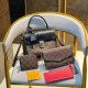 Black Coffee Casual Street Letter Patchwork Chains Zipper Bags