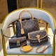 Coffee Street Elegant Letter Patchwork Bags