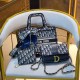 Black Vintage Elegant Letter Patchwork Chains Zipper Bags