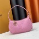 Deep Pink Casual Simplicity Letter Zipper Bags