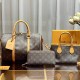 Brown Casual Street Letter Patchwork Zipper Bags