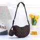Black Casual Street Letter Patchwork Zipper Bags