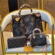 Coffee Casual Street Letter Patchwork Zipper Bags(No Scarf)