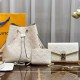 White Casual Street Letter Patchwork Chains Bags
