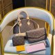 Coffee Street Celebrities Letter Patchwork Zipper Bags