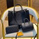 Black Casual Street Letter Patchwork Zipper Bags