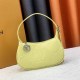 Fluorescent Yellow Casual Simplicity Letter Zipper Bags