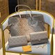 Khaki Casual Simplicity Letter Patchwork Chains Zipper Bags