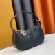 Black Casual Simplicity Letter Zipper Bags