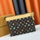 Coffee Casual Street Letter Patchwork Zipper Bags