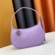 Purple Casual Simplicity Letter Zipper Bags
