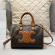 Brown Casual Street Geometric Patchwork Zipper Bags