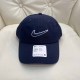 Navy Blue Casual Street Embroidery Patchwork Hat