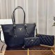 Black Casual Simplicity Letter Patchwork Chains Zipper Bags