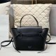 Black Simplicity Letter Patchwork Bags