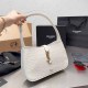 White Casual Simplicity Letter Patchwork Bags