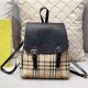 Black Casual Street Letter Striped Patchwork Bags