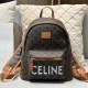 Coffee Casual Street Letter Zipper Bags