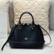 Black Casual Simplicity Letter Zipper Bags