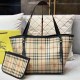 Black Casual Street Striped Patchwork Bags
