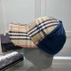 Peacock Blue Casual Street Letter Striped Embroidered Patchwork Hat
