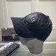Black Casual Street Letter Patchwork Hat