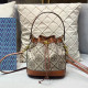 Brown Casual Street Letter Patchwork Bags