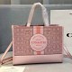 Orange Pink Casual Street Letter Geometric Patchwork Bags