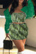 Green Street Solid Tassel Patchwork Strapless Sleeveless Two Pieces