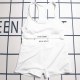 White Sportswear Simplicity Letter Patchwork Swimwears