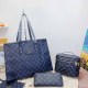 Dark Blue Casual Street Letter Patchwork Zipper Bags