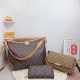Brown Casual Street Letter Patchwork Chains Bags