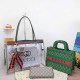 Multicolor Casual Street Letter Patchwork See-through Zipper Bags
