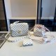 White Casual Street Letter Plaid Patchwork Zipper Bags