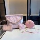 Pink Casual Simplicity Letter Patchwork Chains Zipper Bags