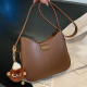 Brown Casual Simplicity Solid Patchwork Bags(With pendant)