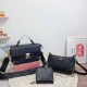 Black Casual Street Letter Patchwork Chains Zipper Bags
