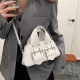 White Casual Vintage Solid Rivets Metal Accessories Decoration Bags