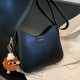 Black Casual Simplicity Solid Patchwork Bags(With pendant)