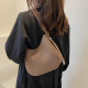 Dark Brown Casual Simplicity Solid Patchwork Metal Accessories Decoration Bags