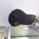 Black Casual Street Letter Embroidered Hat