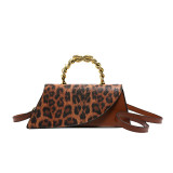 Red Daily Leopard Patchwork Bags