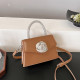 Khaki Daily Solid Patchwork Zipper Bags
