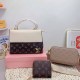 Cream White Casual Street Letter Patchwork Zipper Bags