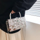 Silver Daily Solid Patchwork Bags