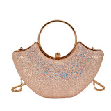 Champagne Daily Vintage Sequins Patchwork Bags