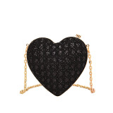 Gold Daily Vintage Sequins Patchwork Zipper Bags