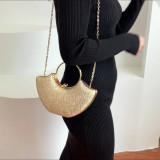 Silver Daily Vintage Sequins Patchwork Bags