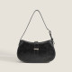Black Daily Simplicity Solid Metal Accessories Decoration Bags