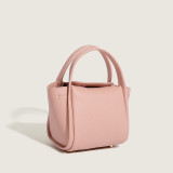 Pink Daily Simplicity Solid Patchwork Bags